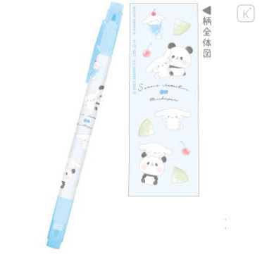 Japan Sanrio × Mochimochi Panda Twin Marker - Cinnamoroll / Light Blue - 1