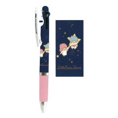 Japan Sanrio Jetstream 3 Color Multi Ball Pen - Little Twin Stars / Star Night
