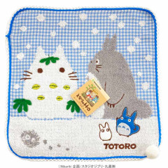 Japan Ghibli Embroidery Mini Towel - My Neighbor Totoro / Snowman