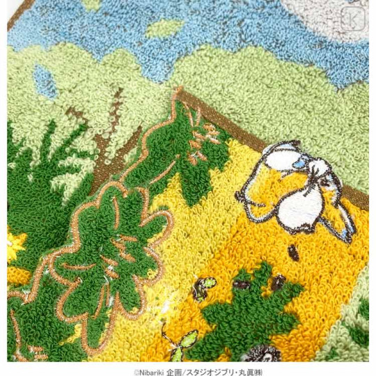 Japan Ghibli Embroidery Mini Towel - My Neighbor Totoro / Forest - 2