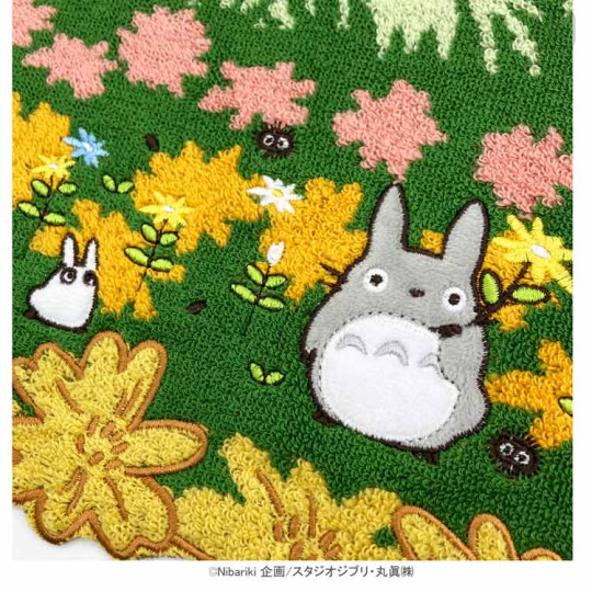 Japan Ghibli Embroidery Wash Towel - My Neighbor Totoro : Forest - 2