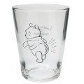 Japan Disney Mini Glass Tumbler - Pooh : Butt - 1