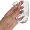 Japan Disney Mini Glass Tumbler - Pooh : Butt - 3