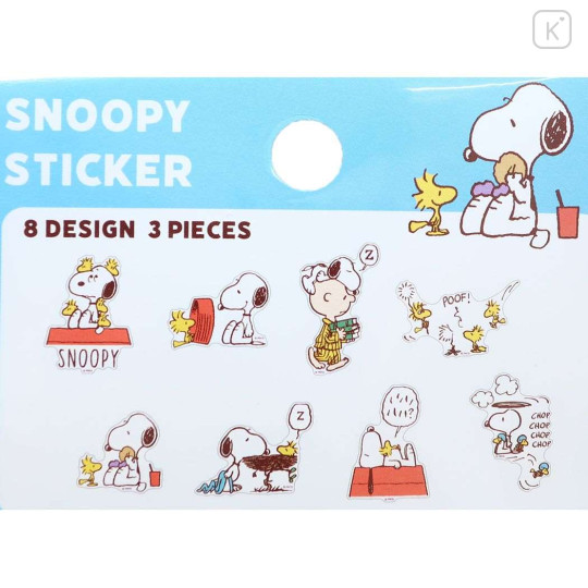 Japan Peanuts Sticker Pack - Snoopy / Woodstock - 2
