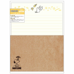 Japan Peanuts Letter Set - Snoopy Woodstock / Love Nature