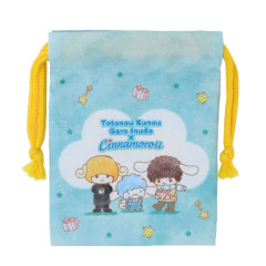 Japan Sanrio Drawstring Bag (S) - Cinnamoroll × Don't Call it Mystery