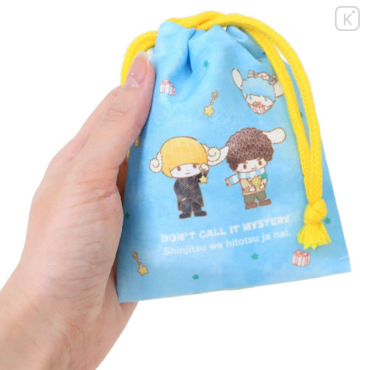 Japan Sanrio Drawstring Bag (S) - Cinnamoroll × Don't Call it Mystery - 2