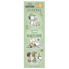 Japan Peanuts Vinyl Deco Sticker - Snoopy / Love Nature