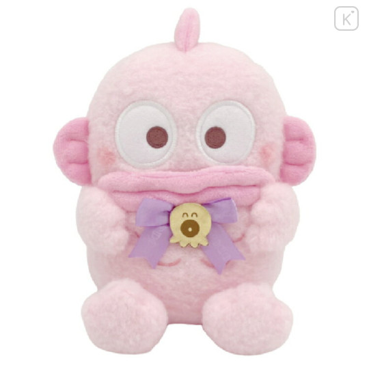 Japan Sanrio Sitting Plush Toy - Hangyodon / Pink Bithday - 1