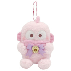 Japan Sanrio Ball Chain Mini Plush - Hangyodon / Pink Bithday
