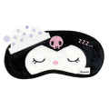 Japan Sanrio Eye Mask - Kuromi / Sleep Face - 1
