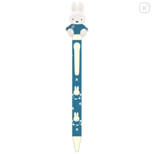 Japan Miffy Action Mascot Ballpoint Pen - Blue - 1