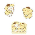 Japan Sanrio × Sirotan Sticker Set - Pompompurin / White Seal - 2