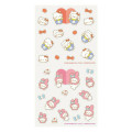 Japan Sanrio × Sirotan Sticker - Hello Kitty & My Melody / White Seal - 2
