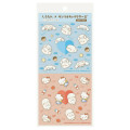 Japan Sanrio × Sirotan Sticker - Hello Kitty & Cinnamoroll / White Seal - 1