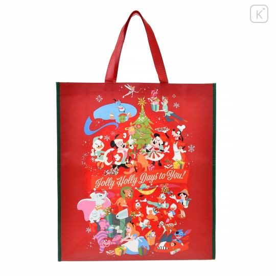 Japan Disney Store Eco Shopping bag (L) - Characters : Christmas - 1