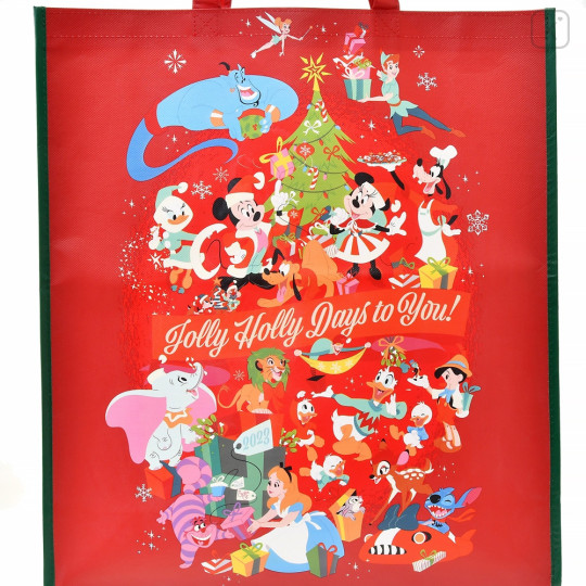 Japan Disney Store Eco Shopping bag (L) - Characters : Christmas - 4