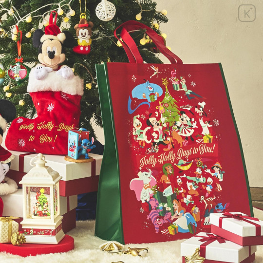 Japan Disney Store Eco Shopping bag (L) - Characters : Christmas - 8