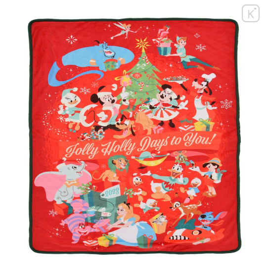 Japan Disney Store Blanket & Santa Mickey Plush - Characters : Christmas - 1
