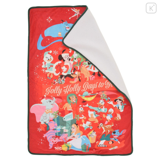 Japan Disney Store Blanket & Santa Mickey Plush - Characters : Christmas - 2
