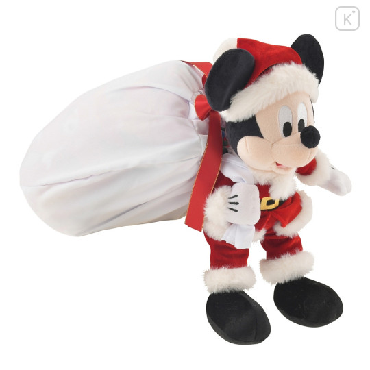 Japan Disney Store Blanket & Santa Mickey Plush - Characters : Christmas - 5