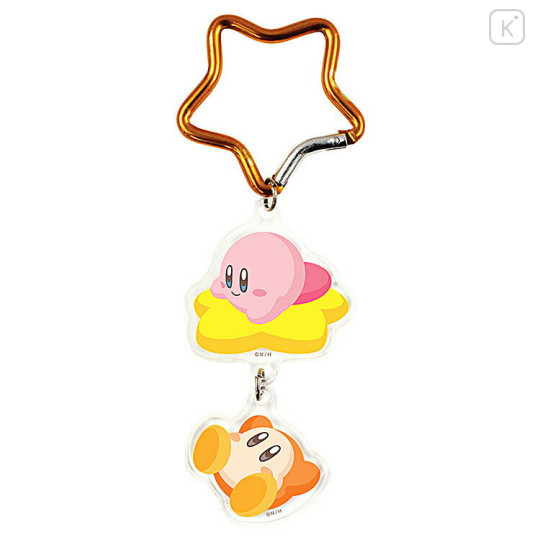 Japan Kirby's Dream Land Acrylic Keychain & Carabiner - Star Waddle Dee - 1