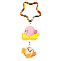 Japan Kirby's Dream Land Acrylic Keychain & Carabiner - Star Waddle Dee