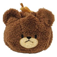 Japan The Bears School Fluffy Drawstring Bag - Face