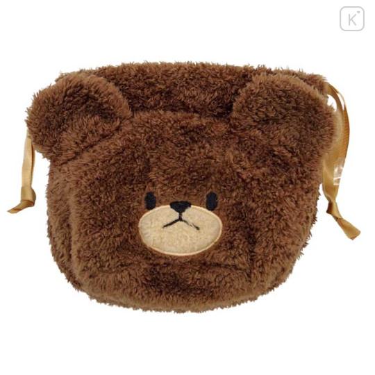Japan The Bears School Fluffy Drawstring Bag - Face - 2