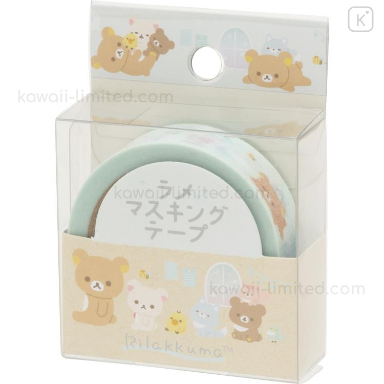 San-X Rilakku Cat Washi Paper Tape: (A)
