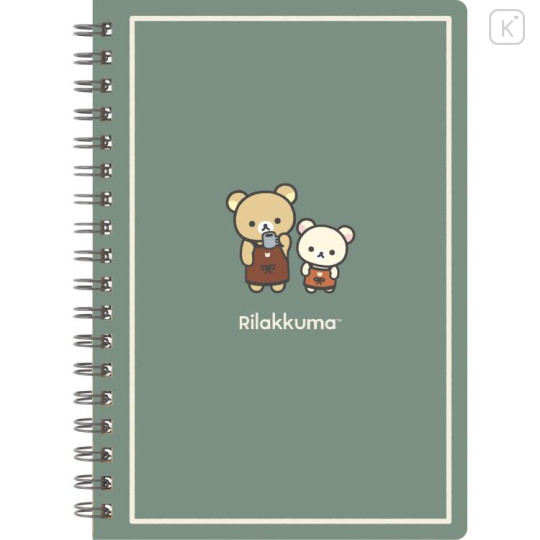 Japan San-X B6SP Notebook - Rilakkuma / Basic Rilakkuma Home Cafe A - 1