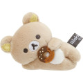 Japan San-X Tenori Plush (SS) 2pcs Set - Rilakkuma / Basic Rilakkuma Home Cafe - 2