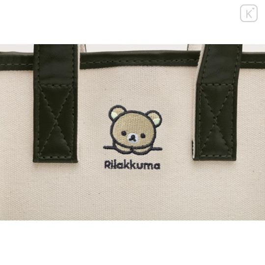 Japan San-X 2way Shoulder Bag - Rilakkuma / Basic Rilakkuma Home Cafe - 3