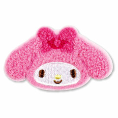 Japan Sanrio Fluffy Embroidery Sticker For Cloth Surface - My Melody