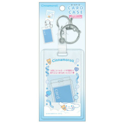 Japan Sanrio Photo Holder Card Case Keychain - Cinnamoroll / Enjoy Idol