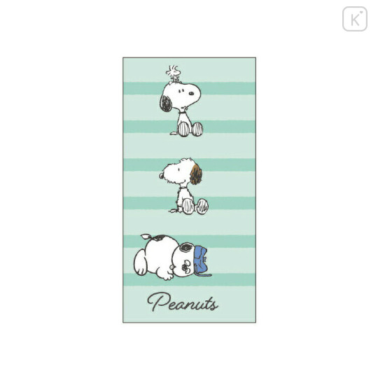 Japan Peanuts Jetstream 3 Color Multi Ballpoint Pen - Snoopy & Friends : Green - 2