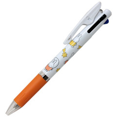 Japan Miffy Jetstream 3 Color Multi Ball Pen - Star / Orange