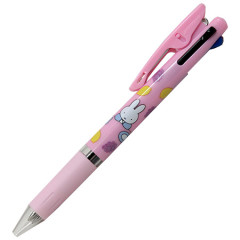 Japan Miffy Jetstream 3 Color Multi Ball Pen - Waiting / Pink