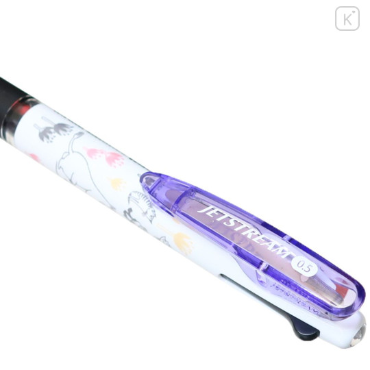 Japan Moomin Jetstream 3 Color Multi Ballpoint Pen - Friends : Purple - 2