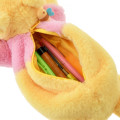 Japan Disney Store Fluffy Plush Pen Case - Pooh - 8