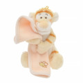 Japan Disney Store Fluffy Plush Keychain - Tigger : White Pooh Series - 1