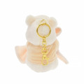 Japan Disney Store Fluffy Plush Keychain - Pooh : White Pooh Series - 5