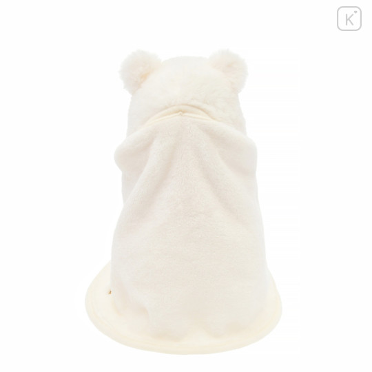 Japan Disney Store Fluffy Plush (S) - Pooh : White Pooh Series - 4