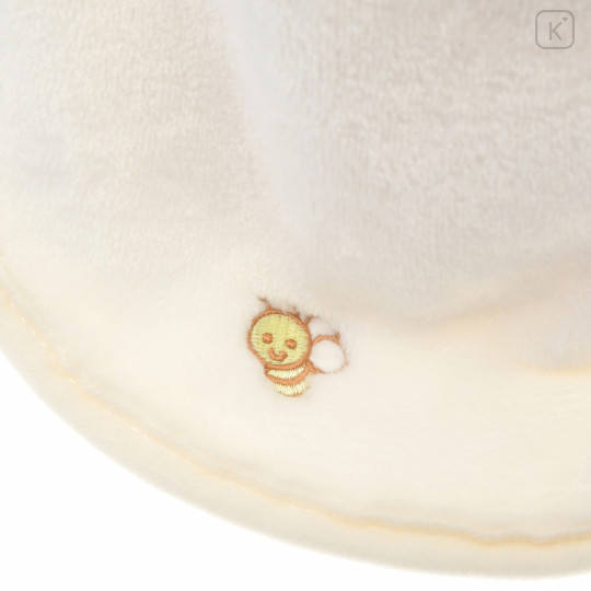 Japan Disney Store Fluffy Plush (S) - Pooh : White Pooh Series - 6