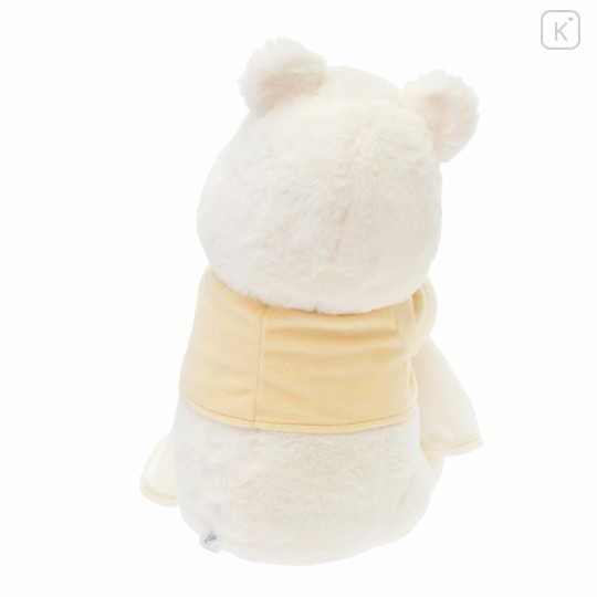 Japan Disney Store Fluffy Plush (M) - Pooh : White Pooh Series - 5