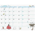 Japan Peanuts B7 Planner Monthly Schedule Book - 2024 : Snoopy Cupcake - 2