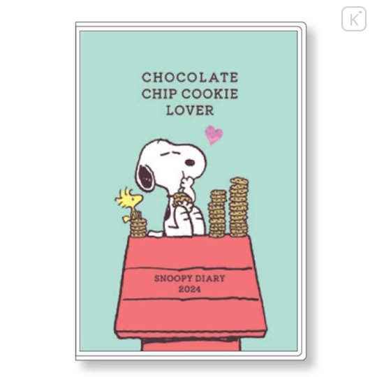 Japan Peanuts B7 Planner Monthly Schedule Book - 2024 : Snoopy Cookie - 1