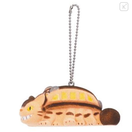 Japan Ghibli Flocking Ballchain - My Neighbor Totoro / Cat Bus - 1