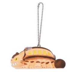 Japan Ghibli Petit Flocked Keychain - My Neighbor Totoro : Cat Bus