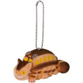Japan Ghibli Petit Flocked Keychain - My Neighbor Totoro : Cat Bus - 2